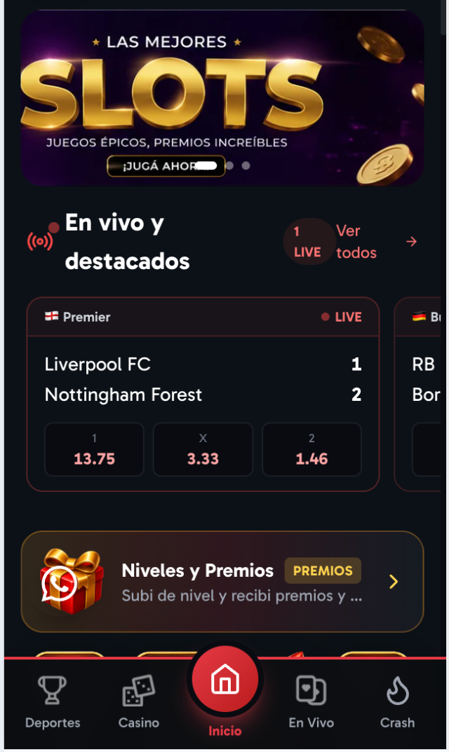 Plataforma en mobile